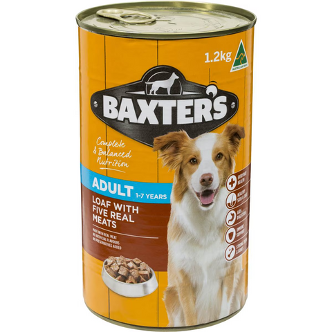 Baxter's Dog Food Loaf Five Meats 1.2kg