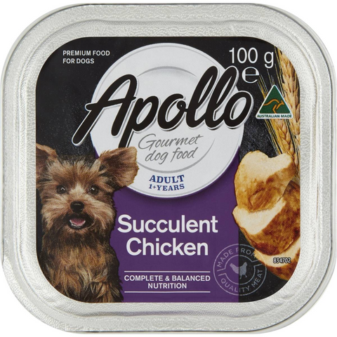 Apollo Dog Food Succulent Chicken 100g