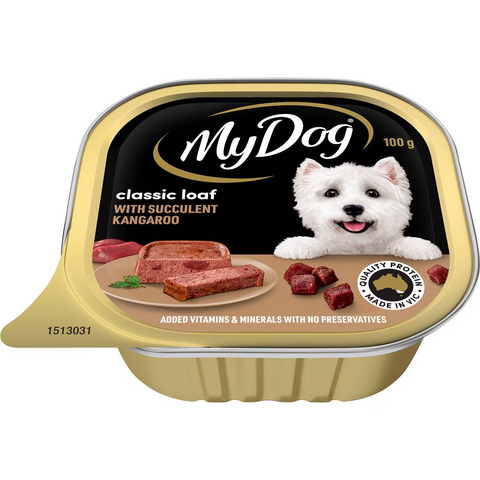 My Dog Tasty Kangaroo Loaf Classics Wet Dog Food Tray 100g