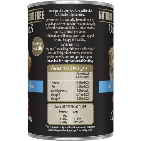 Ultimates Indulge Chicken Mince And Tuna 400g