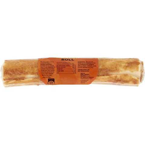 Bow Wow Peamutt Butter Roll Dog Treat Each