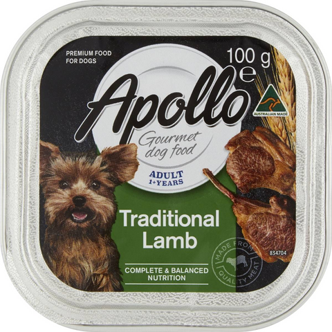 Apollo Dog Food Traditional Lamb 100g