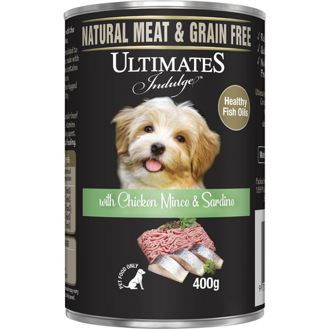 Ultimates Indulge Chicken Mince And Sardine 400g