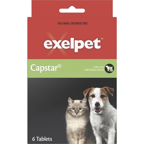 Exelpet Capstar Flea Treatment For Cat / Small Dog 6 Pack