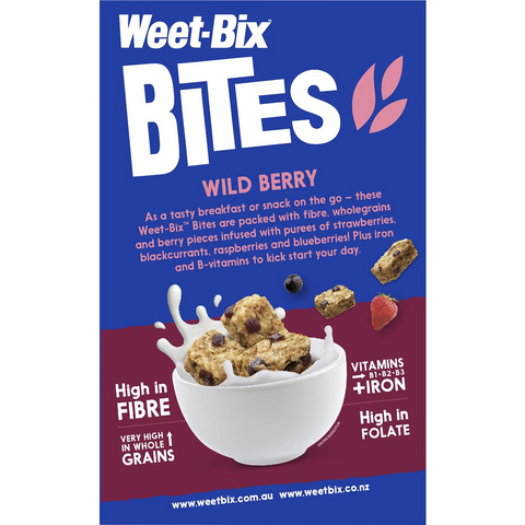 Weet - Bix Bites Wild Berry Breakfast Cereal 500g