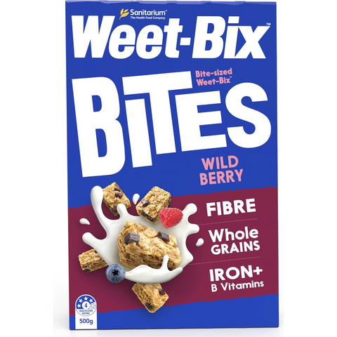 Weet - Bix Bites Wild Berry Breakfast Cereal 500g