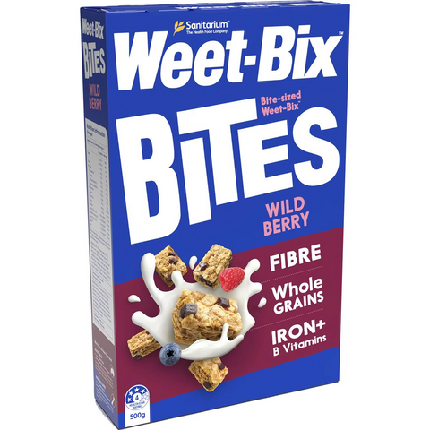 Weet - Bix Bites Wild Berry Breakfast Cereal 500g