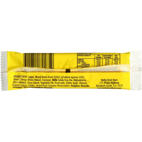 Bellis Bar Apricot 45g