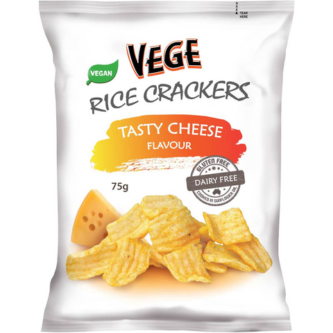 Vege Chips Rice Crackers Cheese 75g