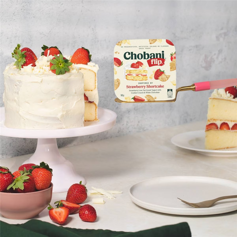 Chobani Flip Greek Yogurt Strawberry Shortcake 140g