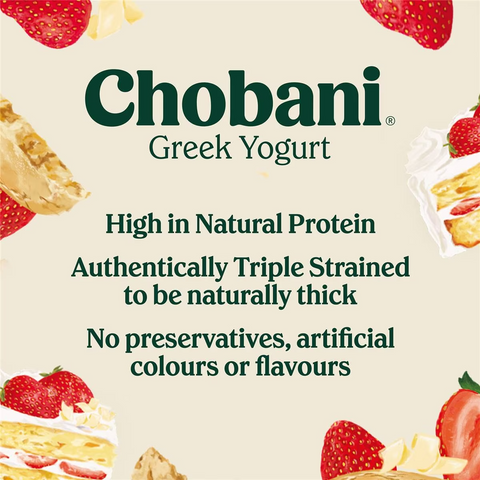 Chobani Flip Greek Yogurt Strawberry Shortcake 140g