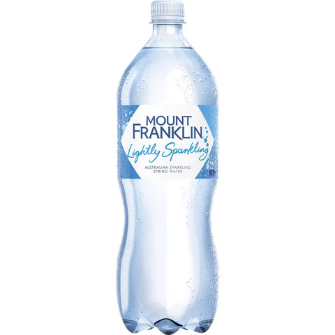 Mount Franklin Lightly Sparkling Water Natural Bottle 1.25l