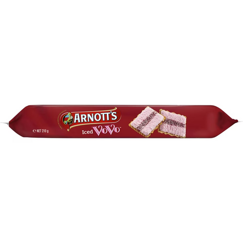 Arnott's Iced Vo Vo Biscuits 210g