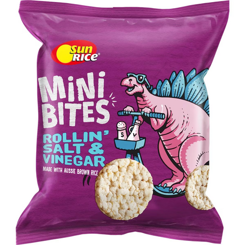 Sunrice Mini Bites Rollin' Salt & Vinegar 6 Pack