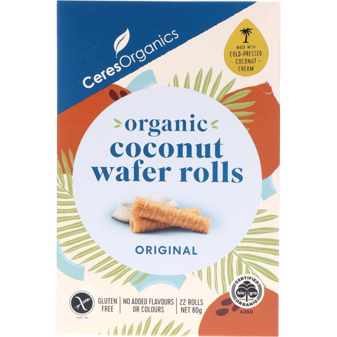 Ceres Organics Coconut Rolls 80g