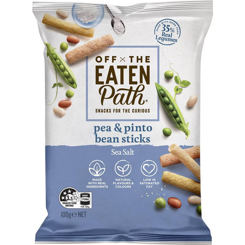 Off The Eaten Path Vegetable Chips Pea & Pinto Bean Sticks Sea Salt