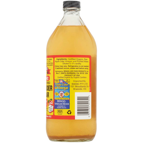 Braggs Apple Cider Vinegar 946ml