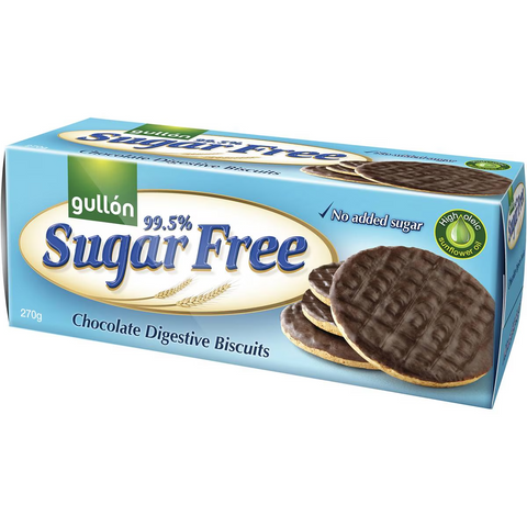 Gullon Sugar Free Digestives Chocolate Each