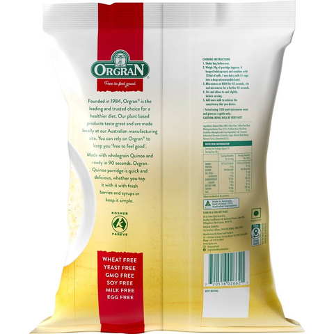 Orgran Quinoa Porridge With Bush Honey Flavour 400g