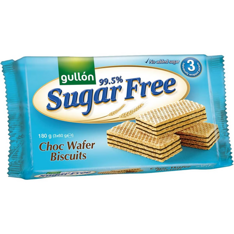 Gullon Sugar Free Chocolate Wafer Biscuits 180g