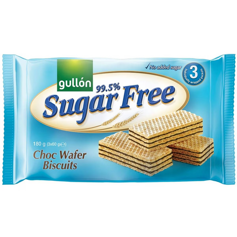 Gullon Sugar Free Chocolate Wafer Biscuits 180g