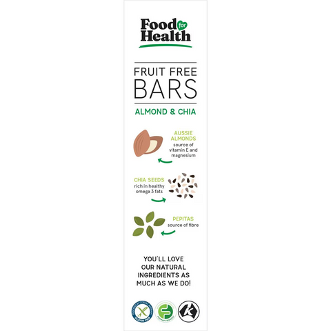 Food For Health Bars Fruit Free 150g