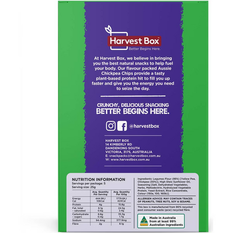 Harvest Box Chickpea Crisp Chicken 5 Pack