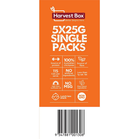 Harvest Box Chickpea Chips Cheese Burger 5 Pack