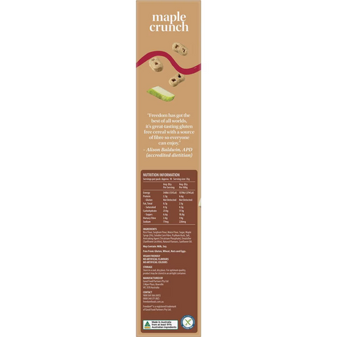 Freedom Classic Maple Crunch Cereal 360g