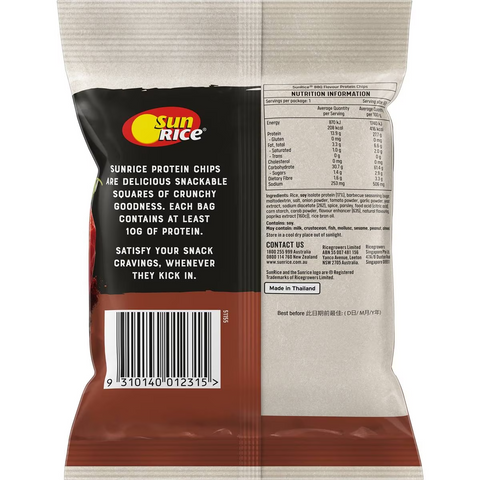 Sunrice Protein Chips Barbeque Flavour 50g