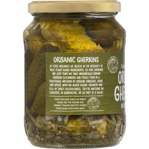 Ceres Organics Gherkins 670g