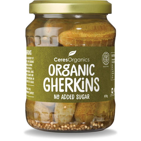 Ceres Organics Gherkins 670g