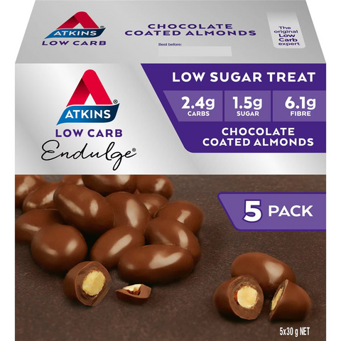 Atkins Endulge Chocolate Coated Almonds 5 Pack