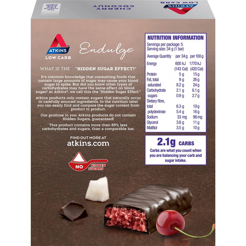 Atkins Endulge Cherry Coconut 34g