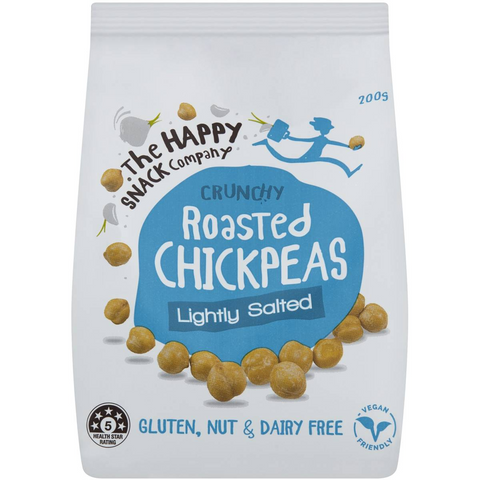 The Happy Snack Company Roasted Chickpeas Lightly Salted 200g