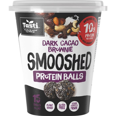 Tasti Smooshed Wholefood Balls Protein Cacao Brownie 174g