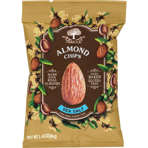 Temole Almond Chips Seasalt 40g