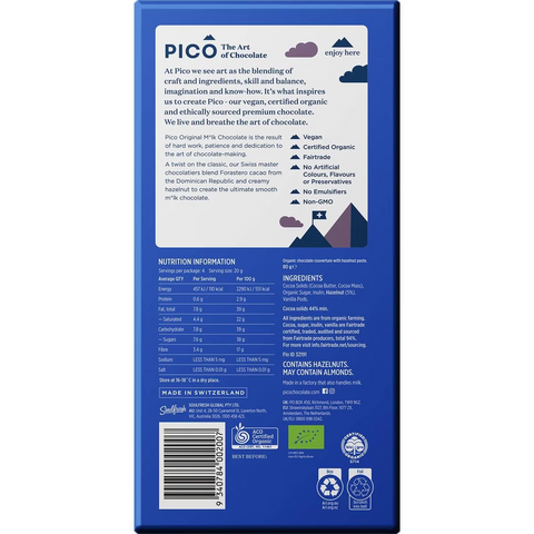 Pico Organic Vegan Chocolate Milk 80g