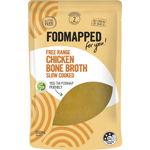 Fodmapped For You Free Range Chicken Bone Broth 500ml