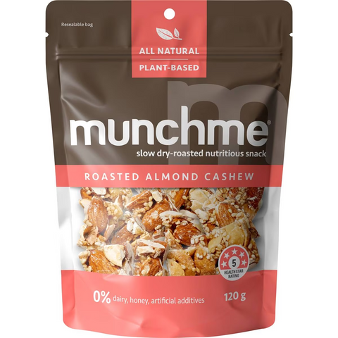 Munchme Roasted Almond Cashew 120g