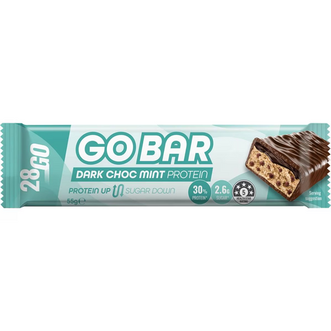 28go Go Bar Dark Choc Mint Protein Bar 55g