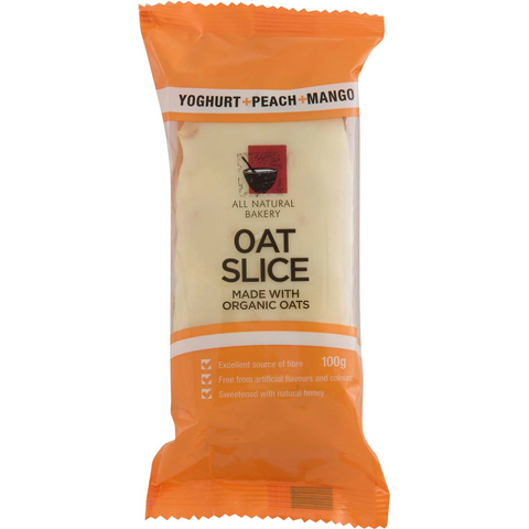 All Natural Bakery Bars Oat Slice Yog Peach & Mango 100g