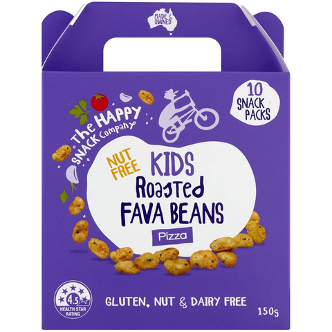 The Happy Snack Company Kids Fava Beans Pizza 10 Pack