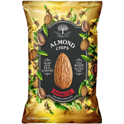 Temole Almond Chips Bbq 40g