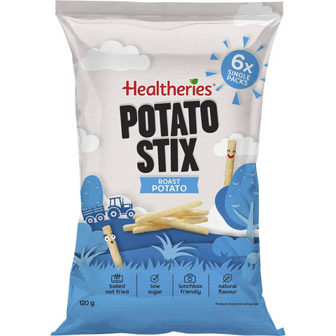 Healtheries Potato Stix Roast Multipack Chips Kids Lunchbox Snacks 20g X 6