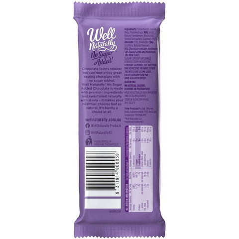 Well Naturally Bar Fruit & Nut 90g