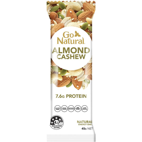 Go Natural Savoury Bars Almond Cashews 45g