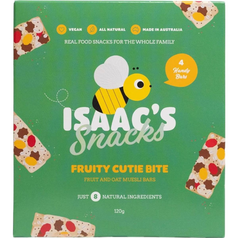 Isaac's Snacks Fruit & Oat Muesli Bars 120g