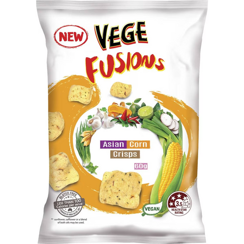 Vege Chips Fusions Asian Corn Crisps 60g