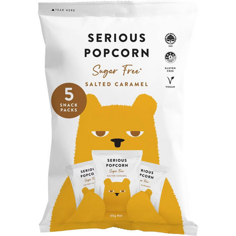 Serious Popcorn Sugar Free Salted Caramel 60g